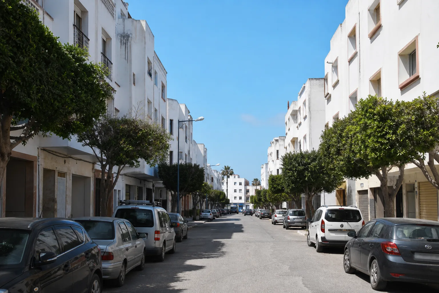 Vue représentative du secteur Al Massira à Essaouira