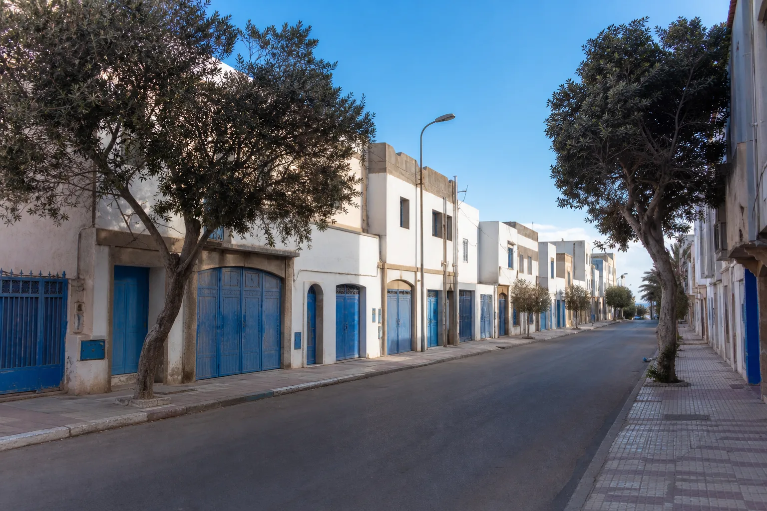 Vue représentative du secteur Chbanat à Essaouira