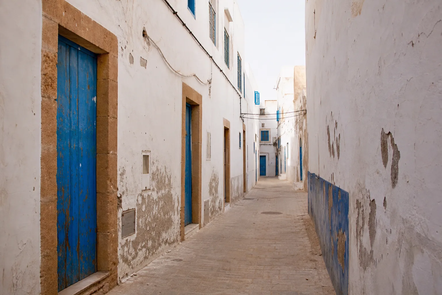 Vue représentative du secteur Derb Ahl Agadir à Essaouira