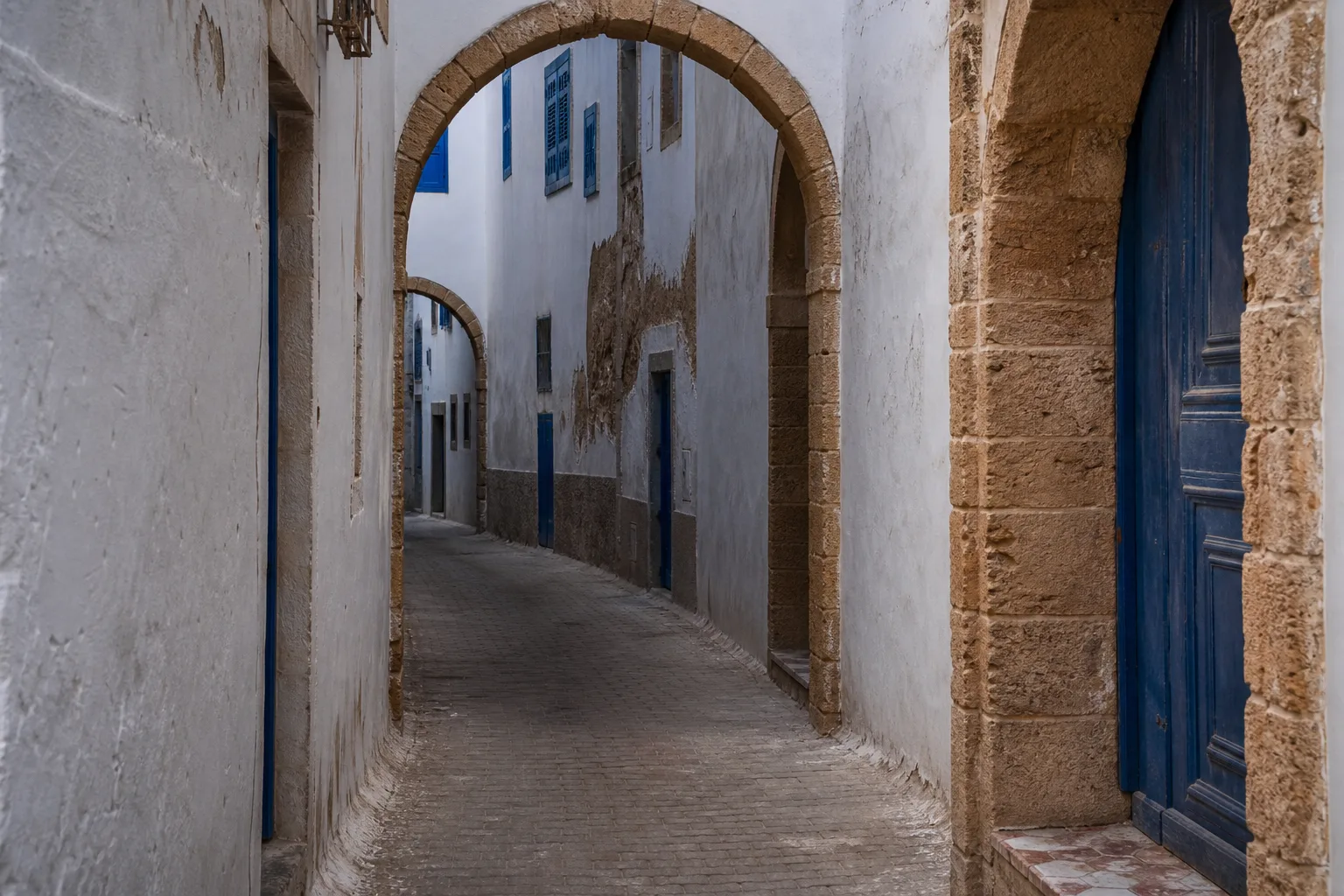 Vue représentative du secteur Derb Beni Antar à Essaouira
