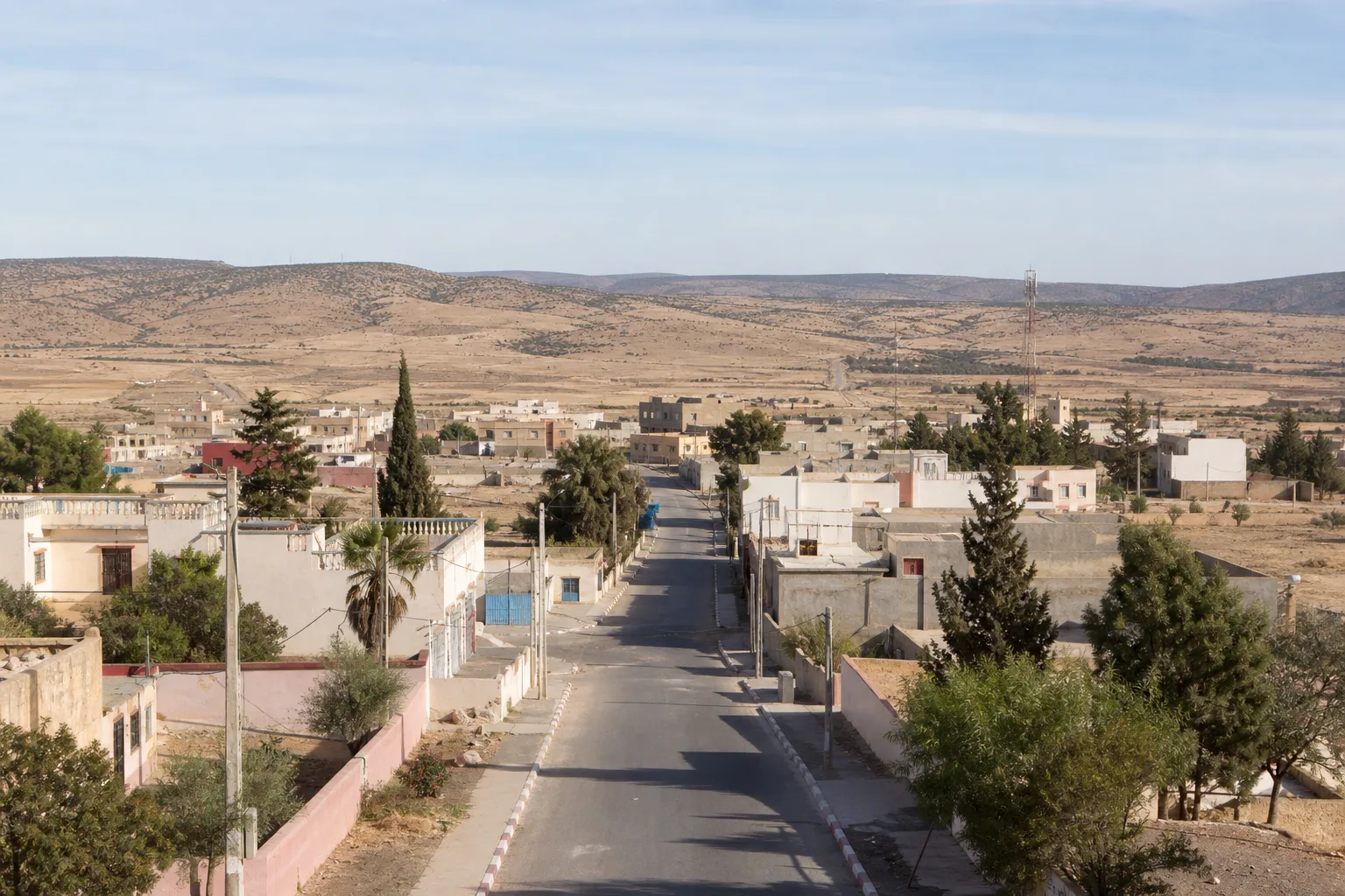 Vue représentative du secteur El Hanchane à Essaouira
