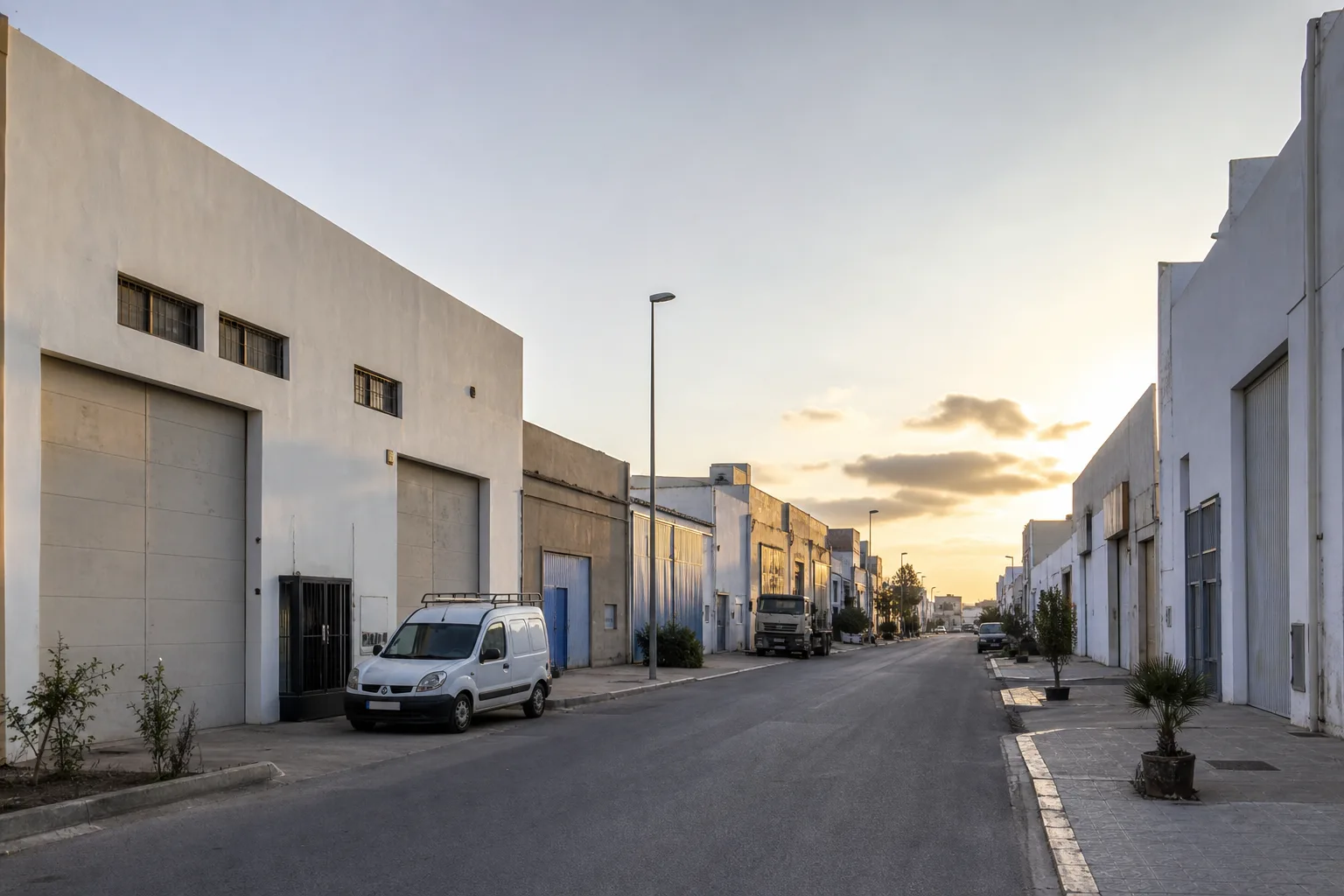 Vue représentative du secteur Quartier Industriel à Essaouira