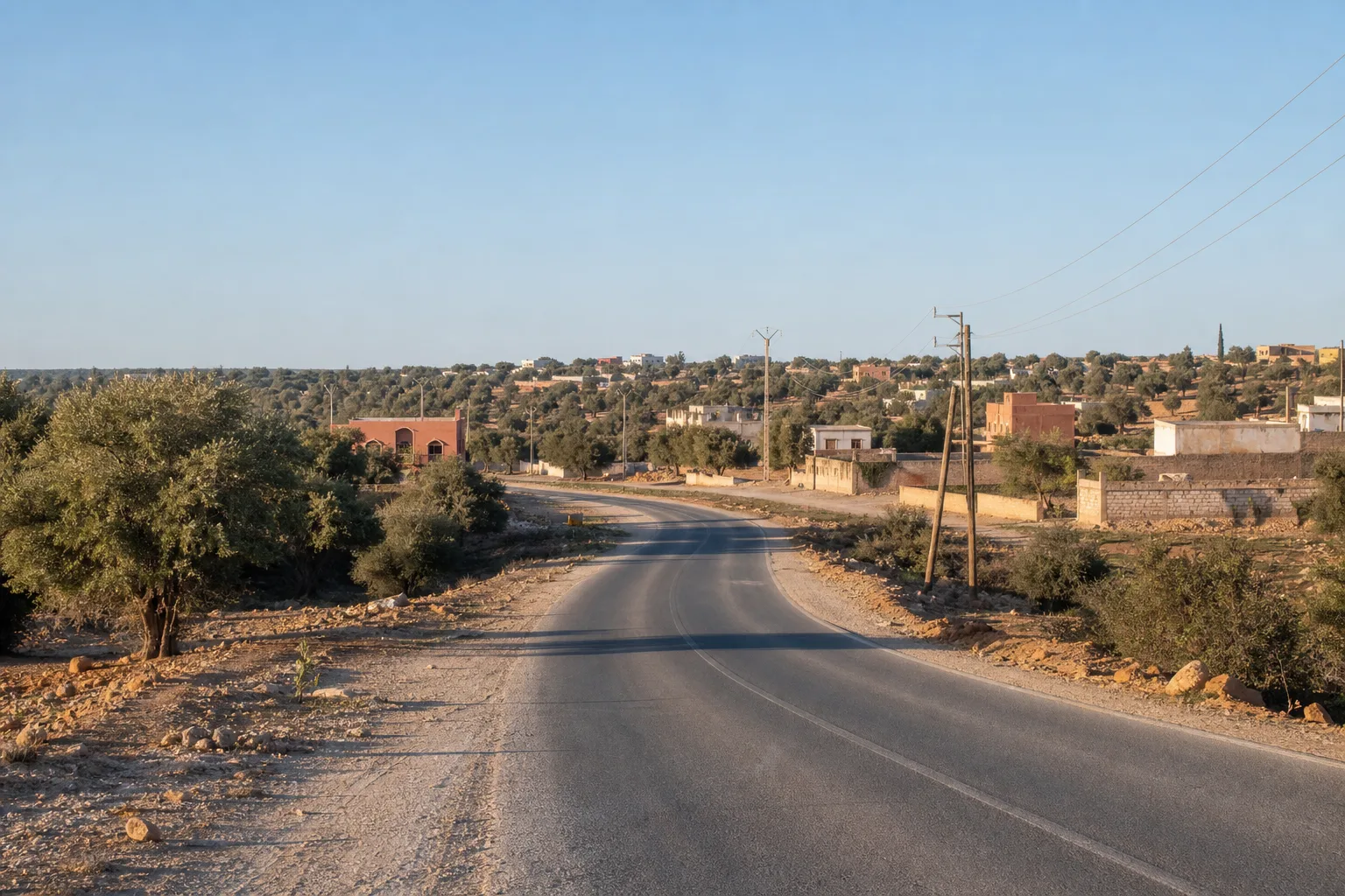 Secteur immobilier de la route de marrakech autour d’Essaouira